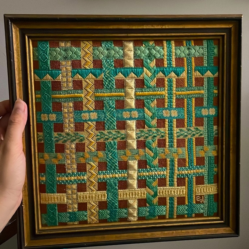 Vintage embroidery art -1979